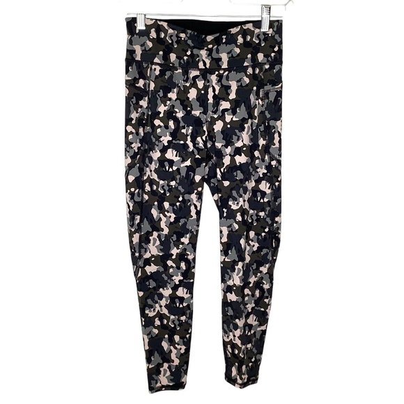 Sweaty Betty Pants - Sweaty Betty Leggings Sz S Zero Gravity Camo Pockets 7/8 Length Running EUC